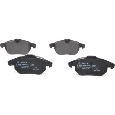 BOSCH Bremsbelagsatz, Scheibenbremse 0 986 494 044 BOSCH Bremsbelagsatz, Scheibenbremse 0 986 494 044
