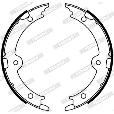Bremsbackensatz, Feststellbremse FSB4066 Bremsbackensatz, Feststellbremse FSB4066