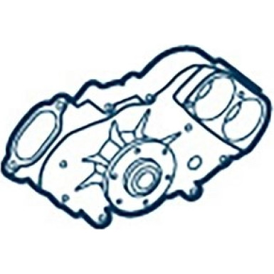 OE Germany Wasserpumpe, Motorkühlung 04 2000 101501