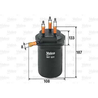 Valeo Kraftstofffilter 587531