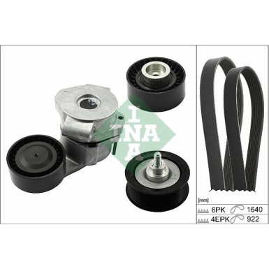 INA Keilrippenriemensatz 529 0322 10