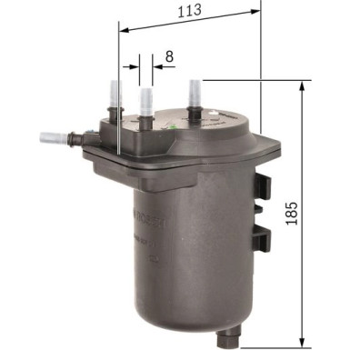 BOSCH Kraftstofffilter 0 450 907 014 BOSCH Kraftstofffilter 0 450 907 014