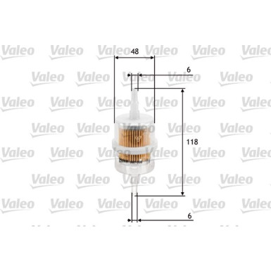 Valeo Kraftstofffilter 587005
