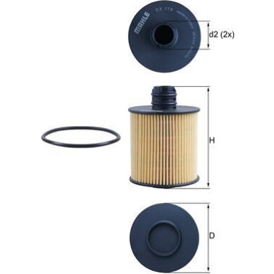 Knecht Ölfilter OX 779D