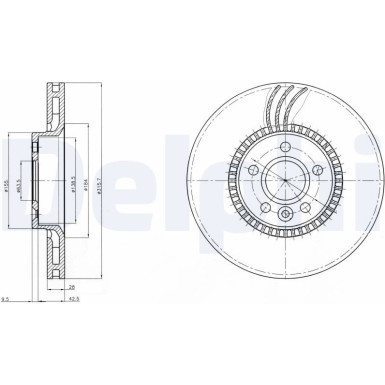 Bremsscheibe BG4123 Bremsscheibe BG4123