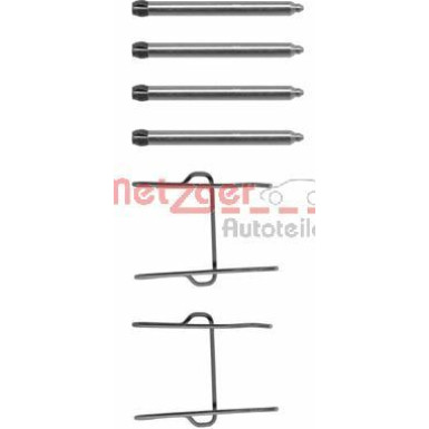 Metzger Zubehörsatz, Scheibenbremsbelag 109-1081