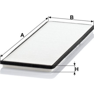 MANN-FILTER CU 4251 Innenraumfilter, Partikelfilter MANN-FILTER CU 4251 Innenraumfilter, Partikelfilter