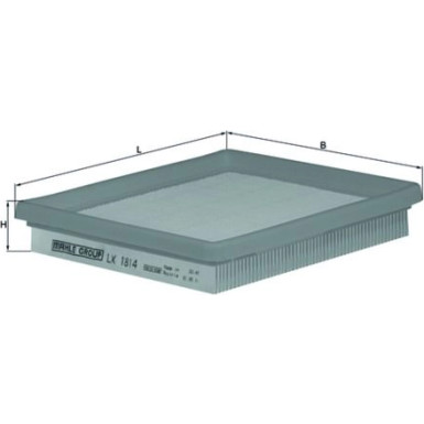 Luftfilter LX 1814 Luftfilter LX 1814