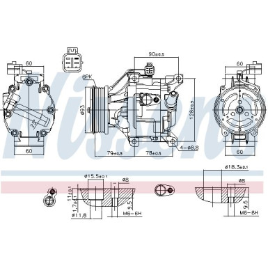 Kompressor, Klimaanlage 890036 Kompressor, Klimaanlage 890036