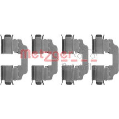 Metzger Zubehörsatz, Scheibenbremsbelag 109-1773