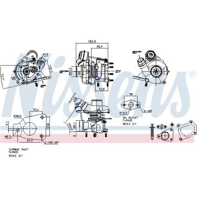 Nissens Turbolader 93139