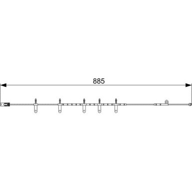 BOSCH Warnkontakt, Bremsbelagverschleiß 1 987 473 015 BOSCH Warnkontakt, Bremsbelagverschleiß 1 987 473 015
