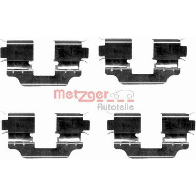 Metzger Zubehörsatz, Scheibenbremsbelag 109-1653
