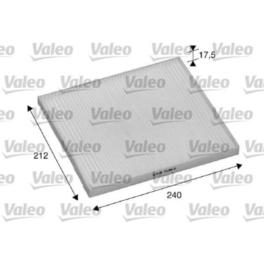 Valeo Filter, Innenraumluft VALEO ESSENTIAL 698895