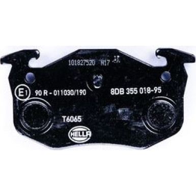 Hella Bremsbelagsatz, Scheibenbremse 8DB 355 018-951 Hella Bremsbelagsatz, Scheibenbremse 8DB 355 018-951