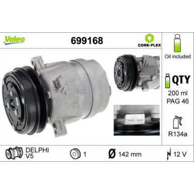 Kompressor, Klimaanlage 699168 Kompressor, Klimaanlage 699168