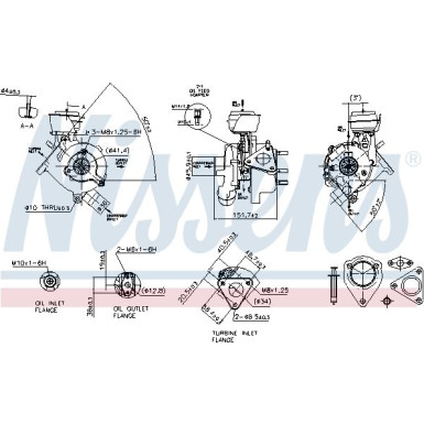 Nissens Turbolader 93038
