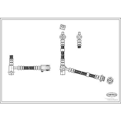 Corteco Bremsschlauch 19033543