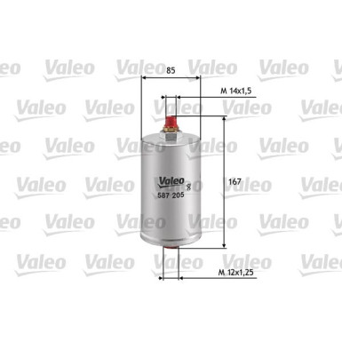 Valeo Kraftstofffilter 587205