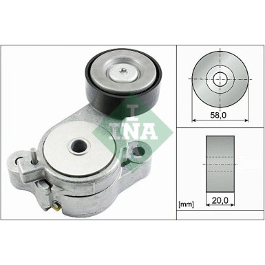 INA Spannarm, Keilrippenriemen 534 0396 10