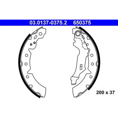 Bremsbackensatz 03.0137-0375.2 Bremsbackensatz 03.0137-0375.2
