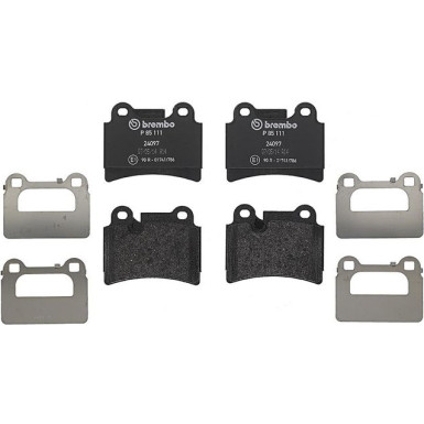 Brembo Bremsbelagsatz, Scheibenbremse PRIME LINE P 85 111 Brembo Bremsbelagsatz, Scheibenbremse PRIME LINE P 85 111