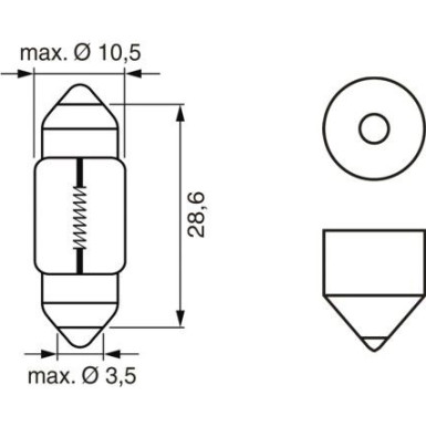 Glühlampe 1 987 302 227 Glühlampe 1 987 302 227