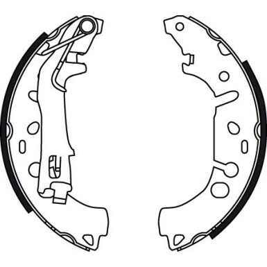 Bremsbackensatz GS8719 Bremsbackensatz GS8719