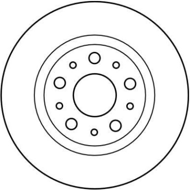 TRW Bremsscheibe DF2762 TRW Bremsscheibe DF2762