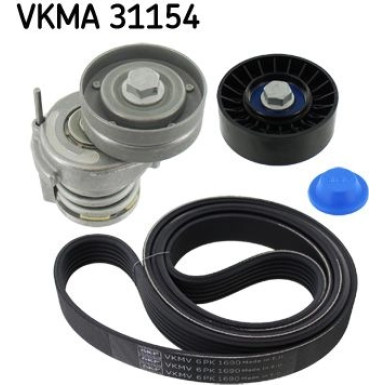 SKF Keilrippenriemensatz VKMA 31154