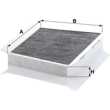 MANN-FILTER CUK 3461/1 Innenraumfilter, Aktivkohlefilter MANN-FILTER CUK 3461/1 Innenraumfilter, Aktivkohlefilter