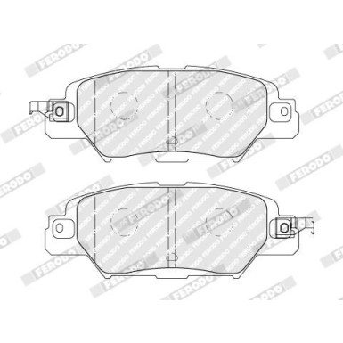Ferodo Bremsbelagsatz, Scheibenbremse PREMIER ECO FRICTION FDB5116 Ferodo Bremsbelagsatz, Scheibenbremse PREMIER ECO FRICTION FDB5116
