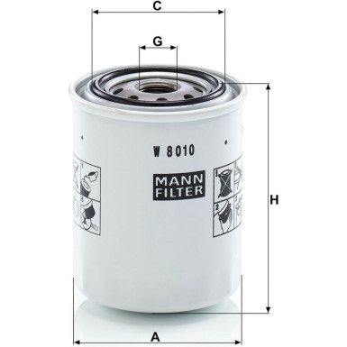 Ölfilter W 8010