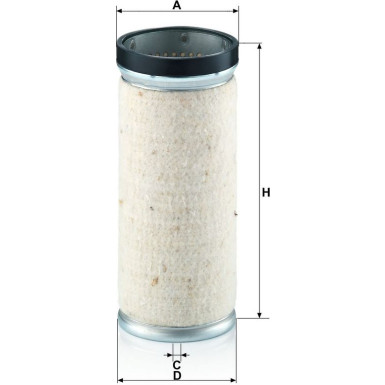 Sekundärluftfilter CF 820