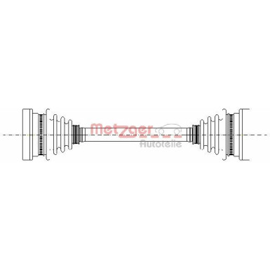 Metzger Antriebswelle 7210026