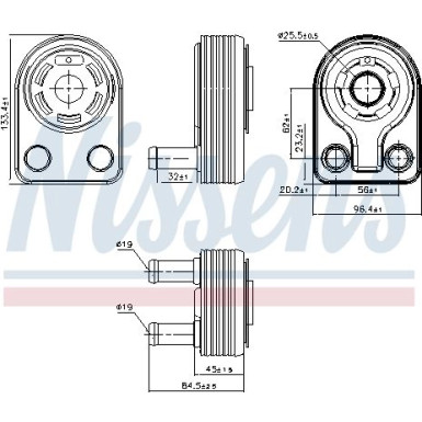 Nissens Ölkühler, Motoröl FIRST FIT 90971