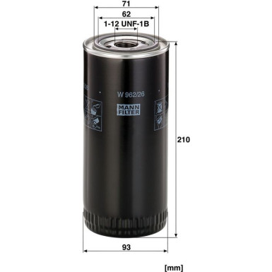 Ölfilter W 962/26