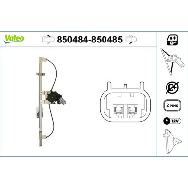 Valeo Fensterheber 850484