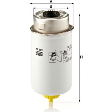 Kraftstofffilter WK 8157 Kraftstofffilter WK 8157