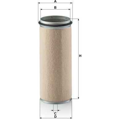 Sekundärluftfilter CF 1610