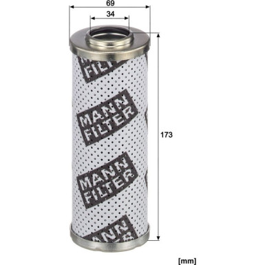 Filter, Arbeitshydraulik HD 725