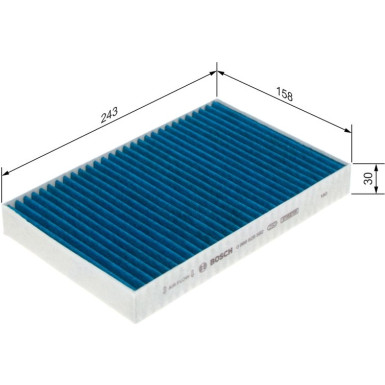 Filter, Innenraumluft 0 986 628 592