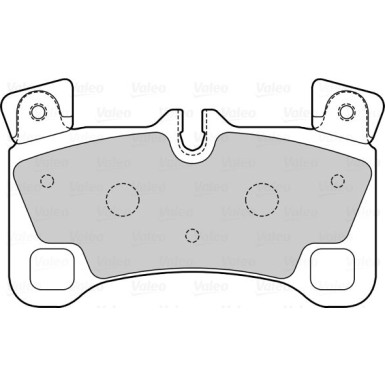Valeo Bremsbelagsatz, Scheibenbremse 601560