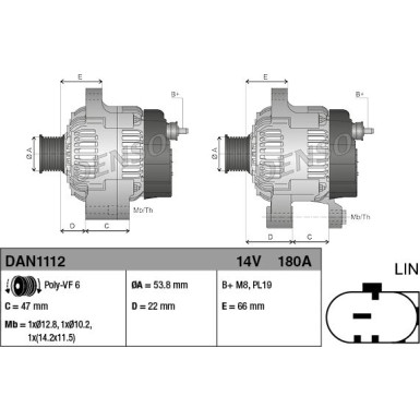 Generator DAN1112 Generator DAN1112