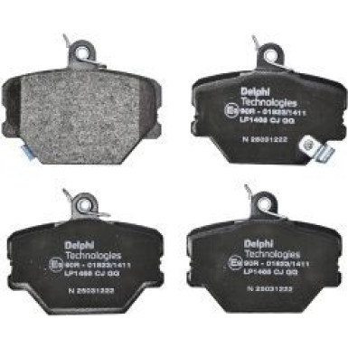 Delphi Bremsbelagsatz, Scheibenbremse LP1465
