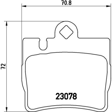 Brembo Bremsbelagsatz, Scheibenbremse PRIME LINE P 50 042 Brembo Bremsbelagsatz, Scheibenbremse PRIME LINE P 50 042
