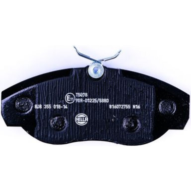 Hella Bremsbelagsatz, Scheibenbremse 8DB 355 018-141 Hella Bremsbelagsatz, Scheibenbremse 8DB 355 018-141
