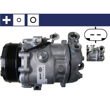 Mahle Kompressor, Klimaanlage BEHR ACP 83 000S