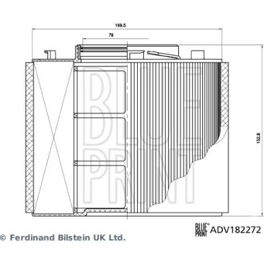 Blue Print Luftfilter ADV182272