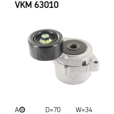 Spannrolle, Keilrippenriemen VKM 63010